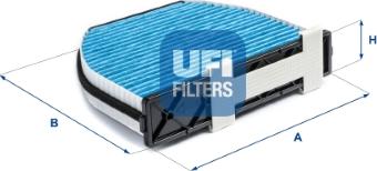 UFI 34.163.00 - Filtrs, Salona telpas gaiss www.autospares.lv