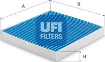 UFI 34.167.00 - Filtrs, Salona telpas gaiss autospares.lv