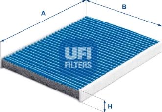 UFI 34.103.00 - Filtrs, Salona telpas gaiss www.autospares.lv