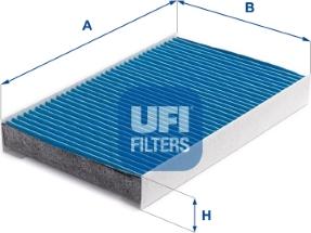 UFI 34.111.00 - Filtrs, Salona telpas gaiss www.autospares.lv