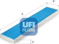 UFI 34.413.00 - Filter, interior air www.autospares.lv