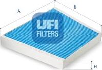 UFI 34.133.00 - Filtrs, Salona telpas gaiss autospares.lv