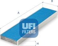 UFI 34.175.00 - Filtrs, Salona telpas gaiss autospares.lv