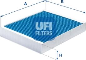 UFI 34.178.00 - Filtrs, Salona telpas gaiss www.autospares.lv