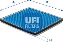 UFI 34.398.00 - Filtrs, Salona telpas gaiss www.autospares.lv