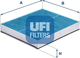 UFI 34.320.00 - Filtrs, Salona telpas gaiss autospares.lv