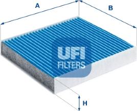 UFI 34.244.00 - Filtrs, Salona telpas gaiss www.autospares.lv