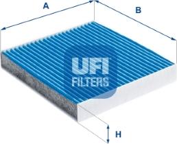 UFI 34.266.00 - Filtrs, Salona telpas gaiss autospares.lv