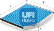 UFI 34.261.00 - Filtrs, Salona telpas gaiss www.autospares.lv