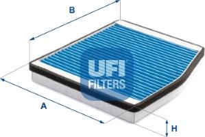 UFI 34.262.00 - Filtrs, Salona telpas gaiss www.autospares.lv