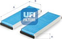 UFI 34.283.00 - Filtrs, Salona telpas gaiss www.autospares.lv