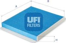 UFI 34.230.00 - Filtrs, Salona telpas gaiss autospares.lv