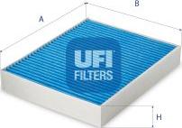 UFI 34.226.00 - Filtrs, Salona telpas gaiss www.autospares.lv