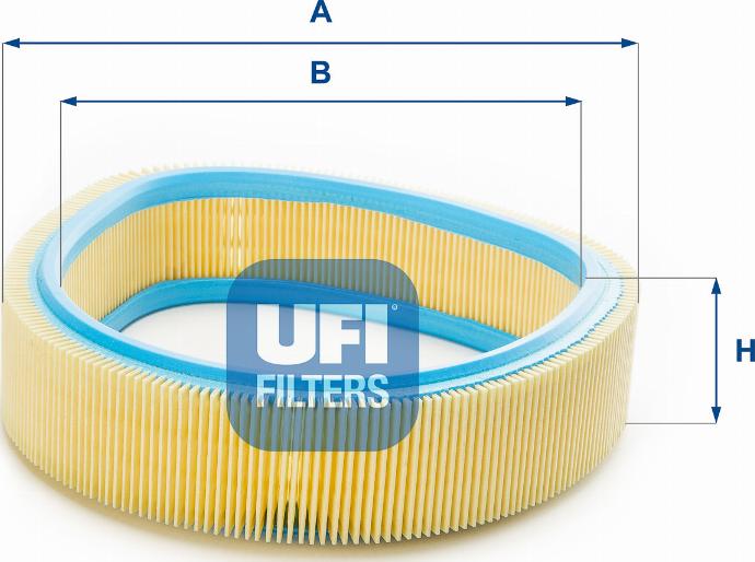 UFI 30.969.00 - Gaisa filtrs www.autospares.lv