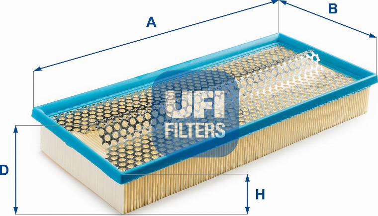 UFI 30.911.00 - Gaisa filtrs autospares.lv