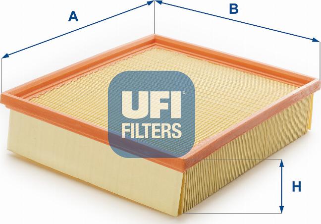 UFI 30.924.00 - Air Filter, engine www.autospares.lv