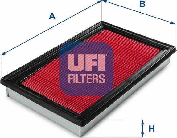 UFI 30.973.00 - Gaisa filtrs www.autospares.lv