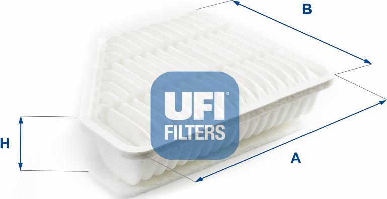 UFI 30.504.00 - Gaisa filtrs www.autospares.lv