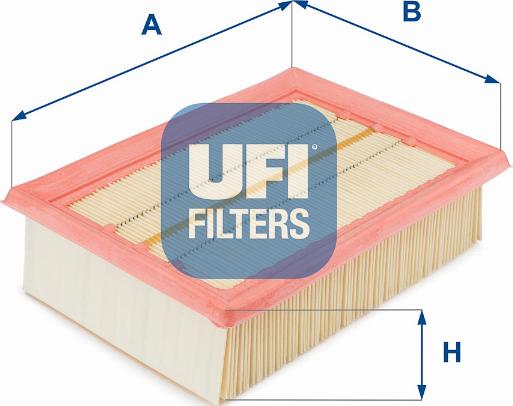 UFI 30.066.00 - Air Filter, engine www.autospares.lv