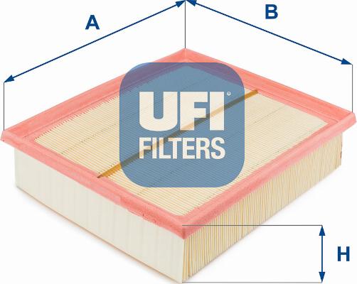 UFI 30.192.00 - Air Filter, engine www.autospares.lv