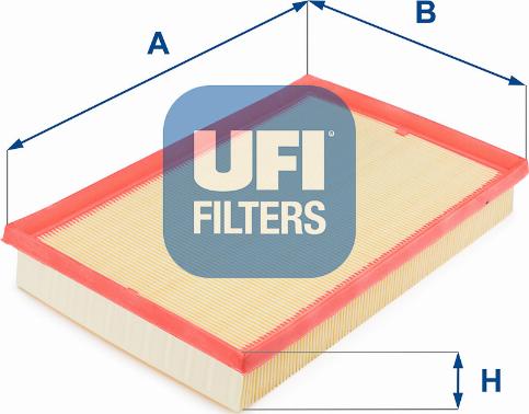 UFI 30.158.00 - Air Filter, engine www.autospares.lv