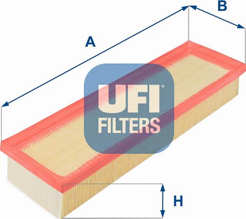 UFI 30.185.00 - Air Filter, engine www.autospares.lv