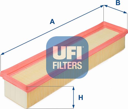 UFI 30.181.00 - Gaisa filtrs autospares.lv