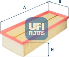 UFI 30.187.00 - Air Filter, engine www.autospares.lv