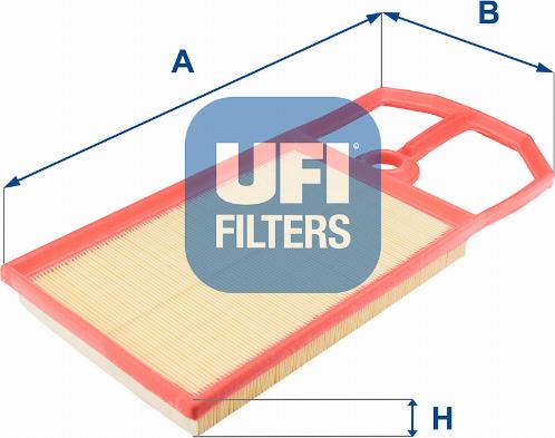 UFI 30.124.00 - Gaisa filtrs autospares.lv