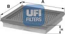 UFI 30.372.00 - Gaisa filtrs www.autospares.lv