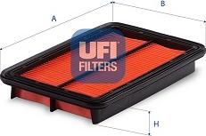 UFI 30.172.00 - Gaisa filtrs www.autospares.lv