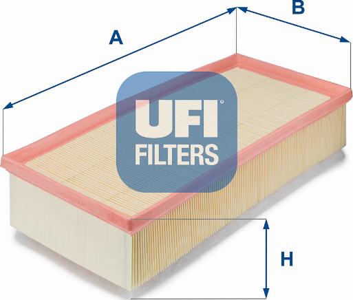 UFI 30.330.00 - Air Filter, engine www.autospares.lv