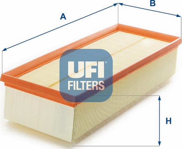 UFI 30.370.00 - Air Filter, engine www.autospares.lv