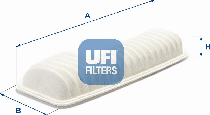 UFI 30.288.00 - Gaisa filtrs www.autospares.lv