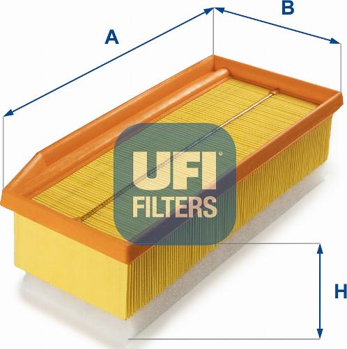 UFI 30.A16.00 - Gaisa filtrs www.autospares.lv