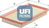 UFI 30.C05.00 - Gaisa filtrs www.autospares.lv