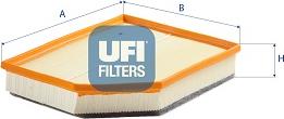 UFI 30.C01.00 - Gaisa filtrs www.autospares.lv