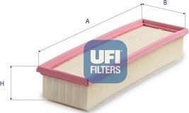 UFI 30.D43.00 - Gaisa filtrs www.autospares.lv