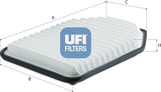 UFI 30.D89.00 - Gaisa filtrs www.autospares.lv