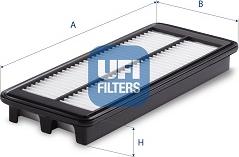 UFI 30.D24.00 - Gaisa filtrs www.autospares.lv