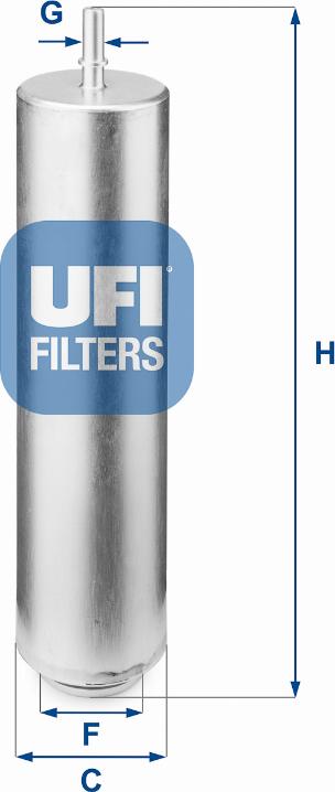 UFI 31.952.00 - Degvielas filtrs autospares.lv