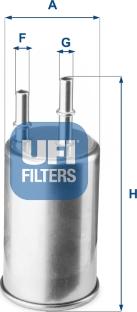 UFI 31.918.03 - Degvielas filtrs www.autospares.lv