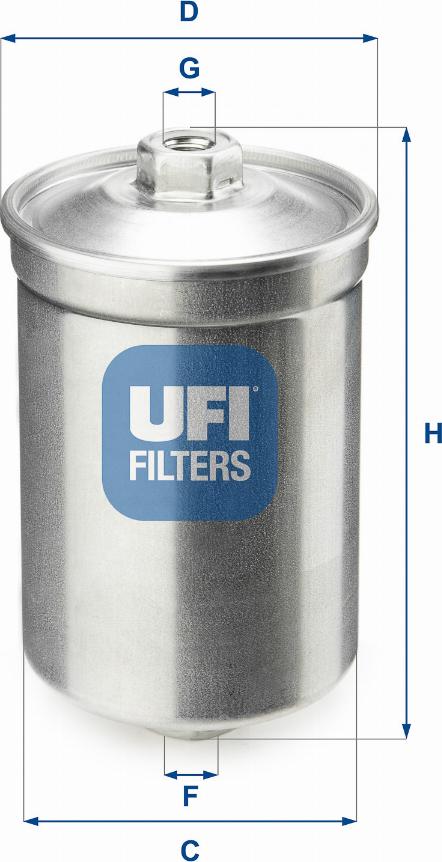 UFI 31.502.00 - Fuel filter www.autospares.lv