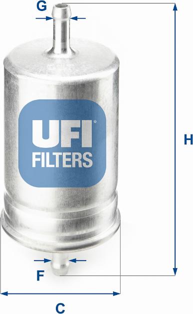 UFI 31.510.00 - Fuel filter www.autospares.lv