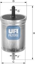 UFI 31.562.00 - Degvielas filtrs autospares.lv