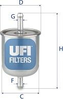 UFI 31.529.00 - Fuel filter www.autospares.lv