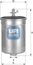 UFI 31.570.00 - Degvielas filtrs www.autospares.lv