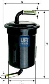 UFI 31.715.00 - Топливный фильтр www.autospares.lv