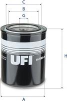 UFI 29.009.00 - Dzesēšanas šķidruma filtrs www.autospares.lv