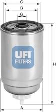 UFI 24.397.00 - Degvielas filtrs autospares.lv